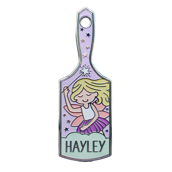 Girl's Personalised Hairbrush - Hayley