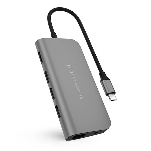 HyperDrive POWER 9-in-1 USB-C Hub - Space Grey