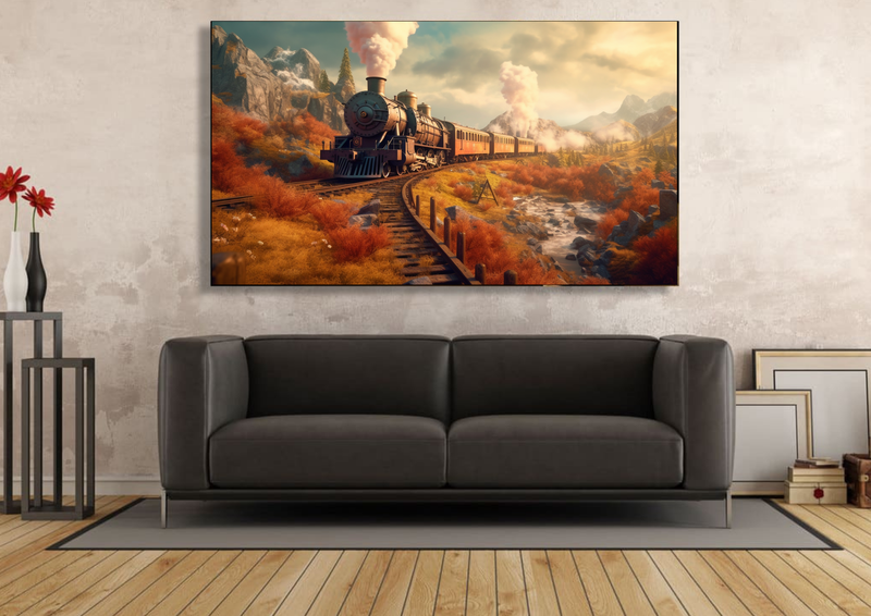 Train Through Fantasy Abstract - Im0173 image