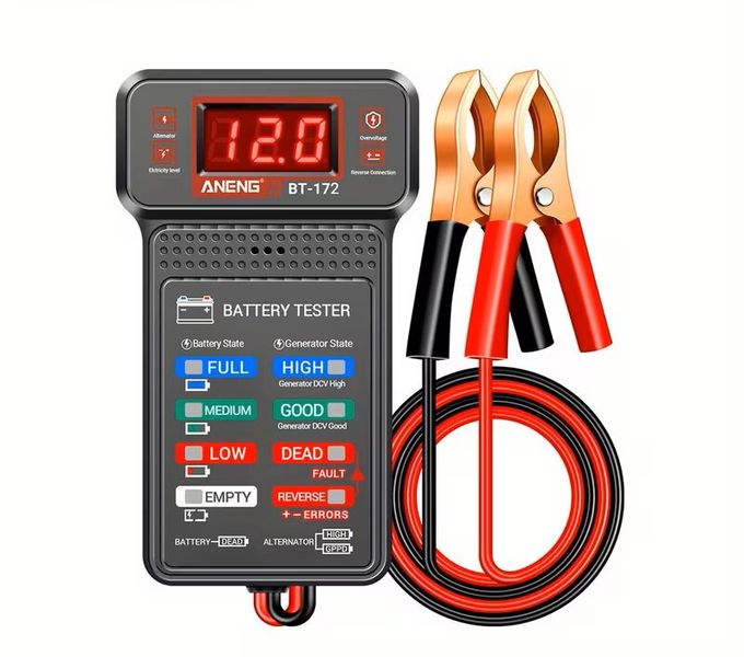 Electronic Battery Tester with Digital Readout Display