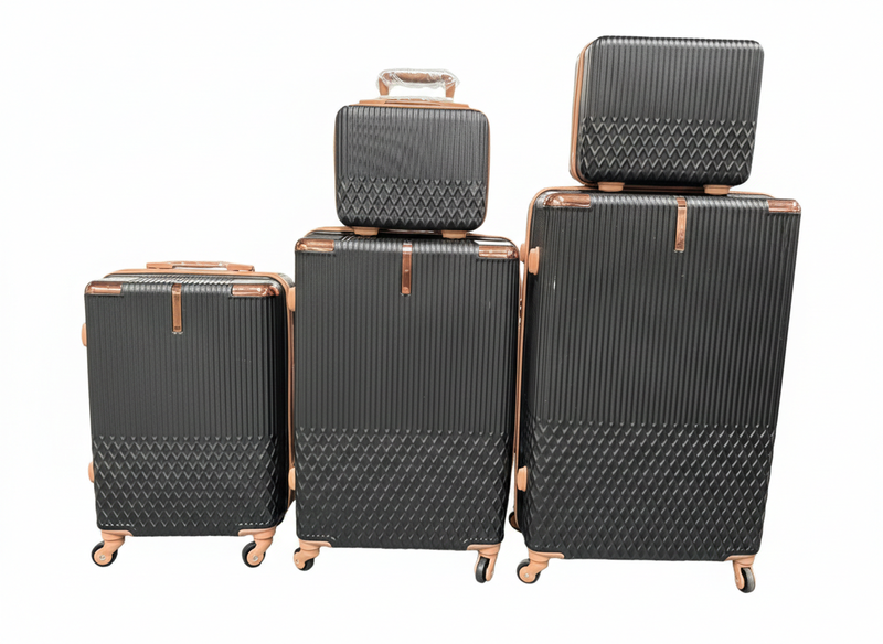 Elegant Design Suitcase Travel Trolley Luggage Set - 5 Pieces