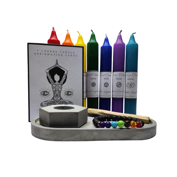 7 Chakra Candle Healing Gift Set