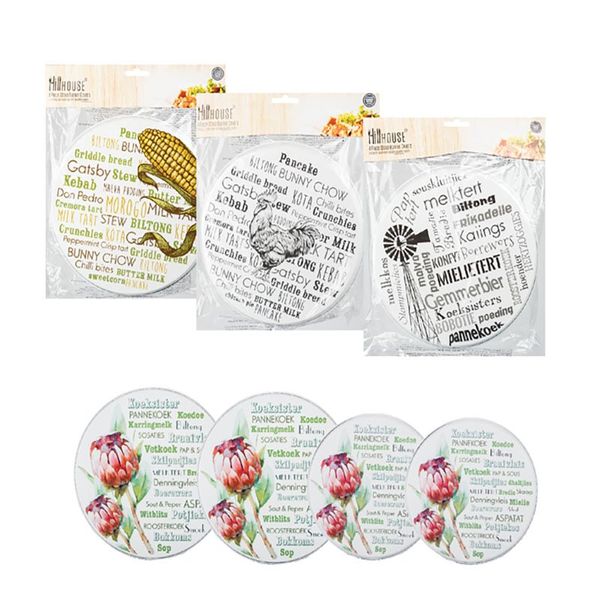 Bulk Pack x 4 Stove Burner Words Covers - 4pcs Per Pack