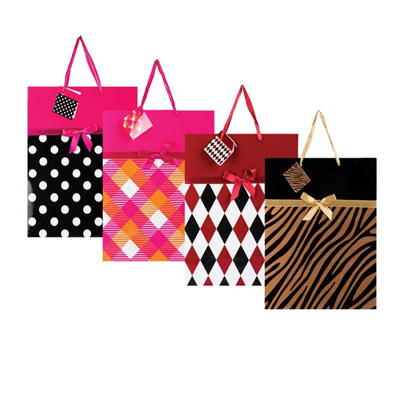 Large Designer Gift Bag Assorted (32cm x 25cm) (8 Pack) Shop Today