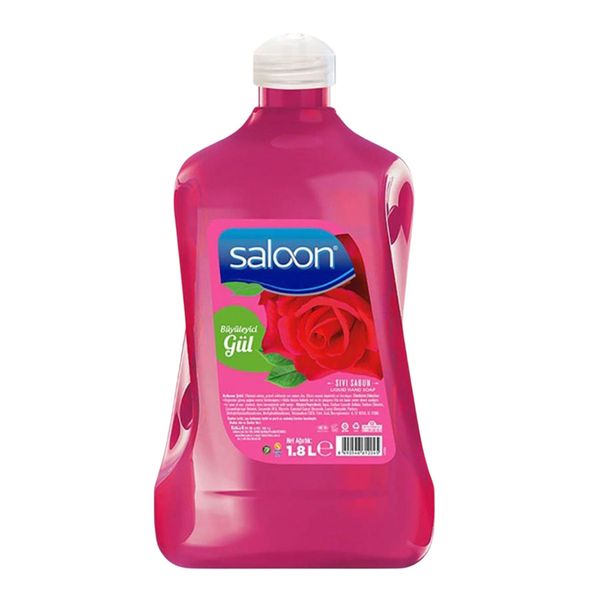 Saloon Liquid Hand Wash Soap - Rose - 1.8 Litres