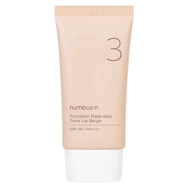 Numbuzin No.3 Porcelain Base-skip Tone Up Beige SPF50+ 50ml