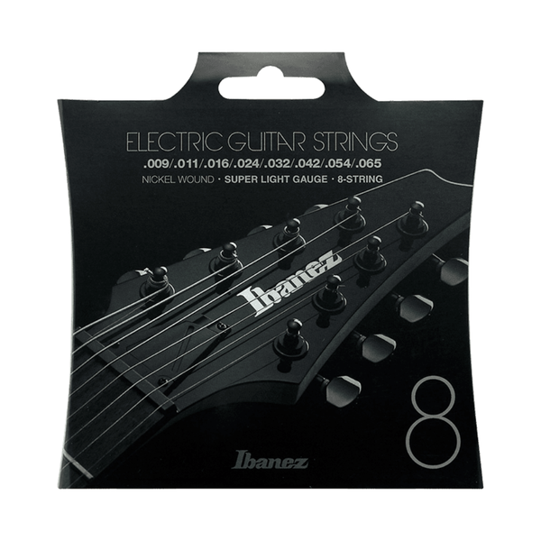 Ibanez IEGS8 8-String Guitar Strings - Super Light