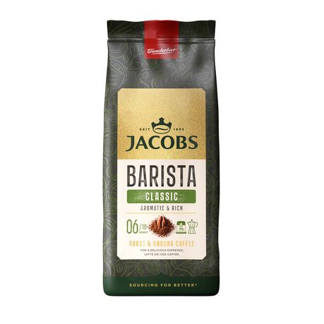 Jacobs Barista Classic Roast & Ground Coffee - 200g Image
