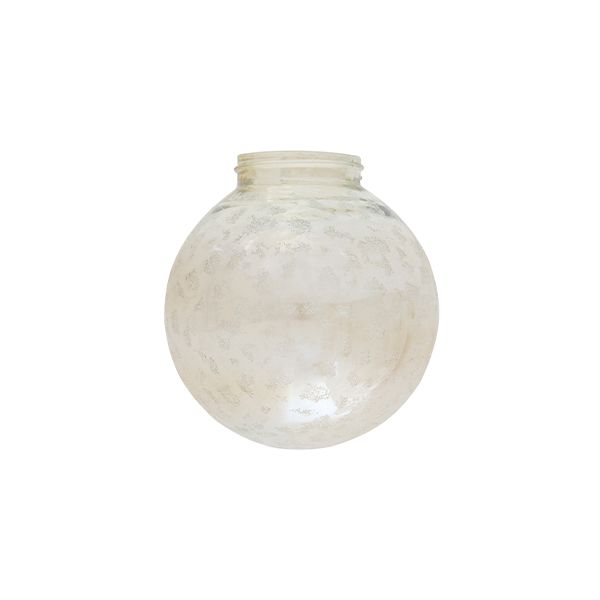 Eurolux - 200mm Amber Iced Glass Bowl