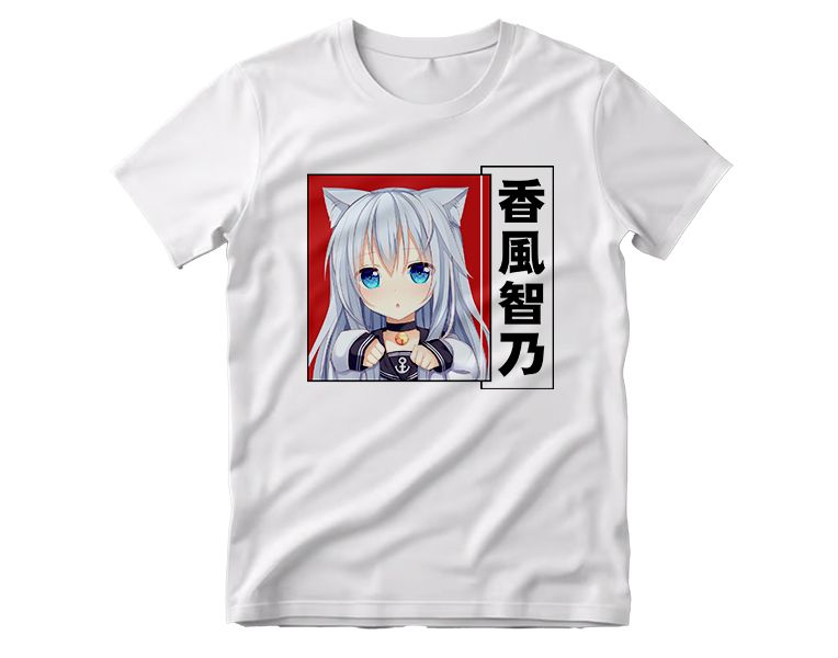 Chino Kafuu Is the Order a Rabbit White Frame Graphic T-Shirt