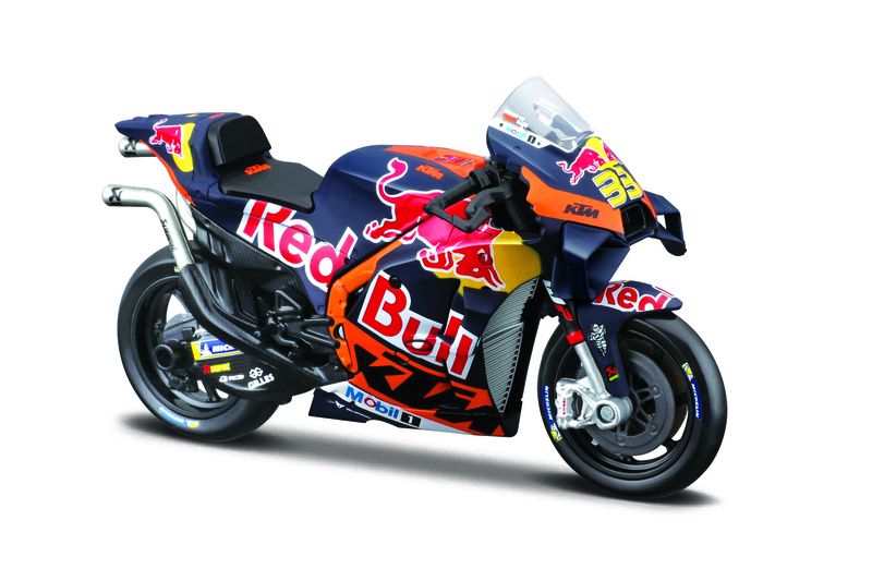 Maisto 1/18 Red Bull KTM RC16 MotoGP 2023 - #33 Brad Binder (11.4cm Long)