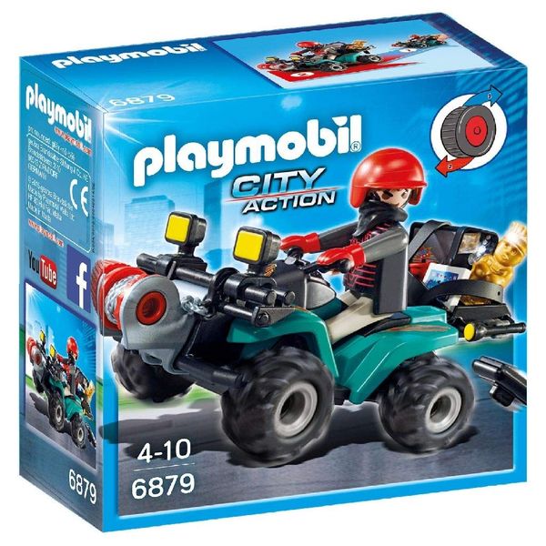 PlayMobil-City Action Robber's Quad-6879