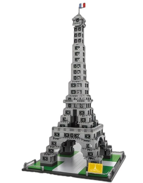France Paris Eiffel Towel Blocks