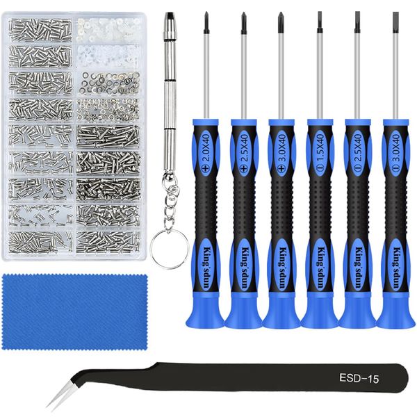 Eyeglass Repair Kit, Eye Glasses Repairing Tools with Precision Screwdriver