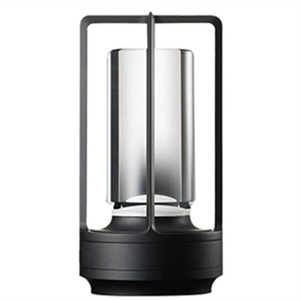 Crystal Lamp Bedside Table Bedroom Led Touch Table Lamp Black