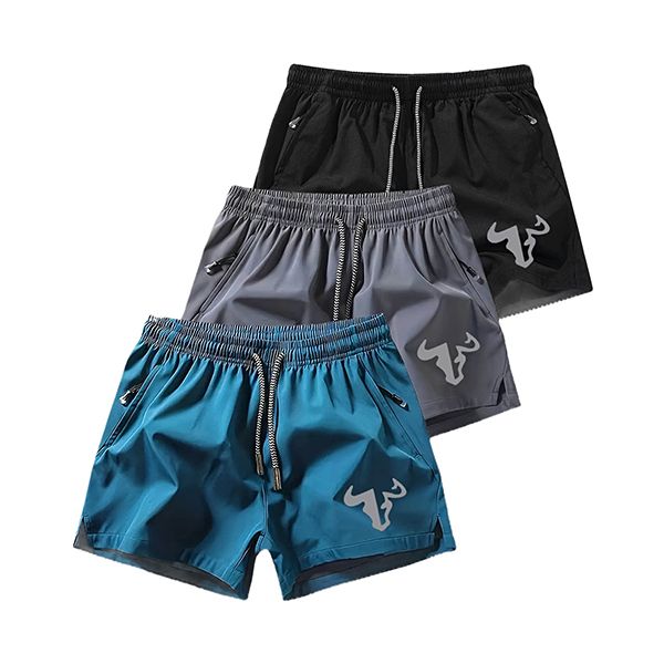 MAPPLE SOLUTIONS 3pcs Men's Quick-Dry Athletic Shorts