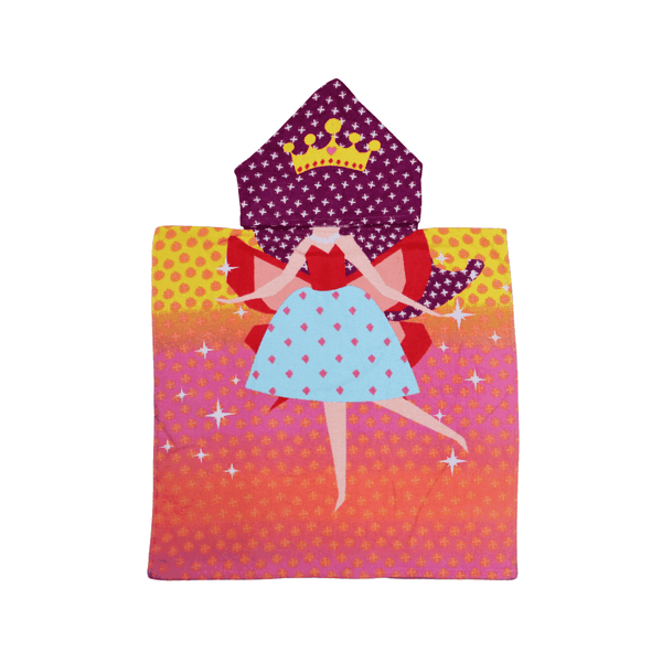 Deluxe 360gsm Fairy Princess Poncho Towel - Kids