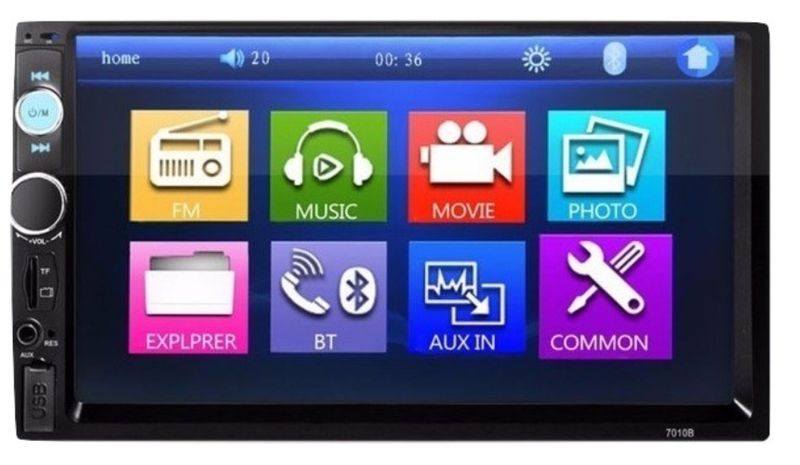 Car Radio 2 Din HD Touch Screen Multimedia Player 7 Inch Screen