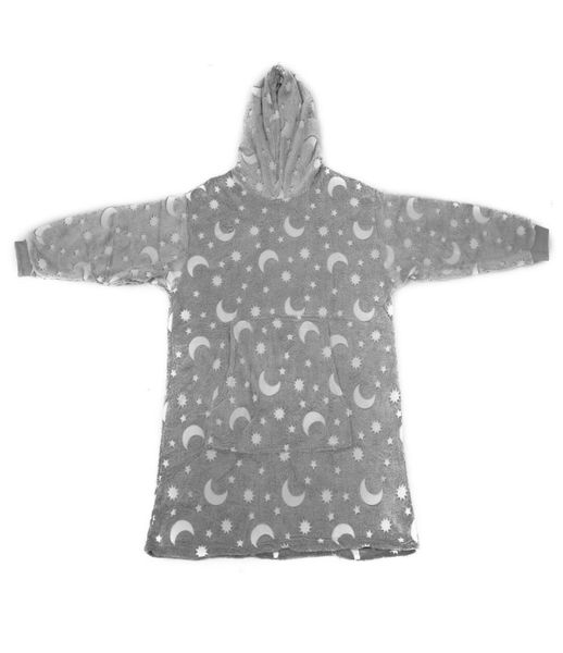 Glow In The Dark Starry Night Hoodie / Fleece Blanket