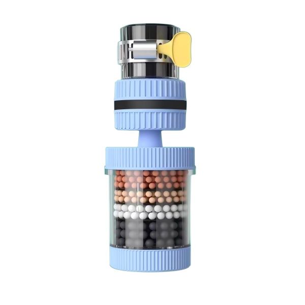 QYNIAL Universal Water Faucet Filter Removes Chlorine Fluoride Heavy Metals
