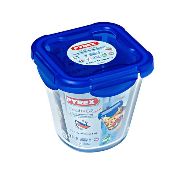 Pyrex Cook &amp; Go High shape with lid 800ml