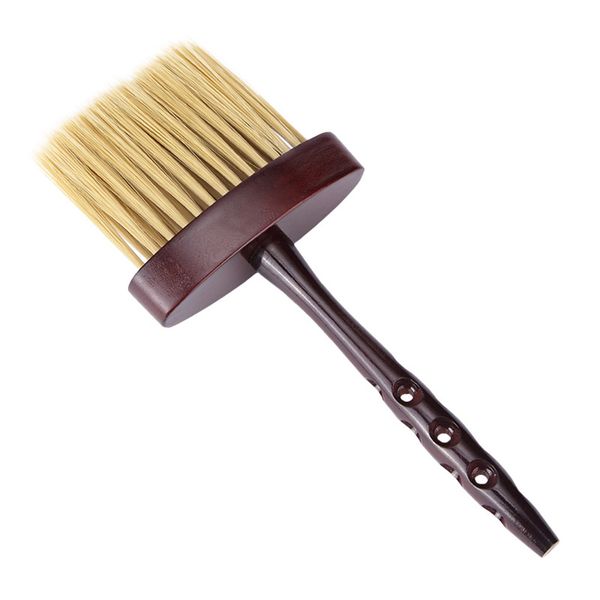 Wooden Handle Styling Salon Hair Cutting Soft Neck Face Brush