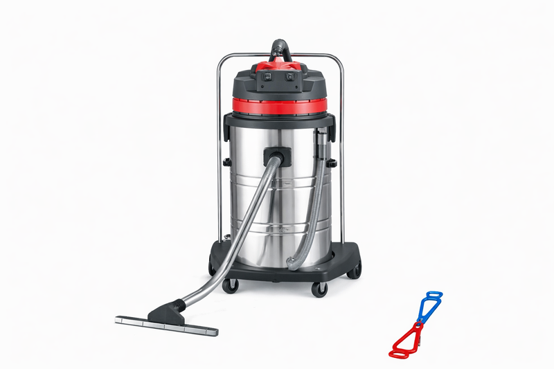 Stainless steel 80lt Vacuum Cleaner