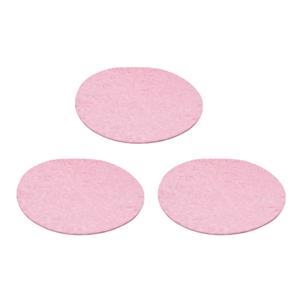 Round Compressed Facial Cosmetic Spa Sponges - Pink - 20 Pieces