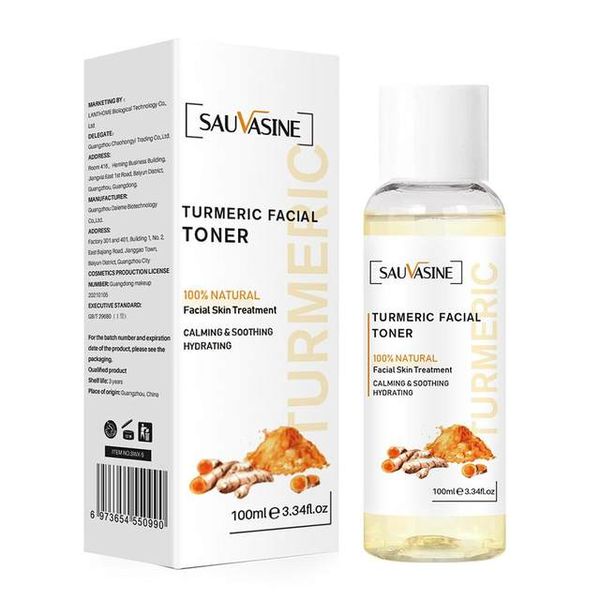 Turmeric Facial Toner 100% Natural Facial Skin Treatment Soothing Hydrating