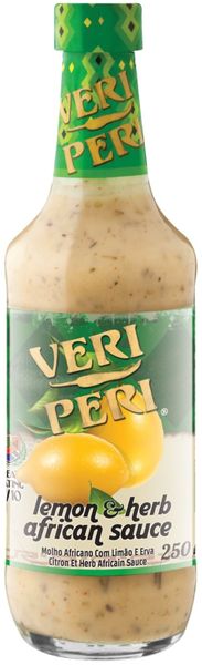 Veri Peri - Lemon &amp; Herb African Sauce 250ml
