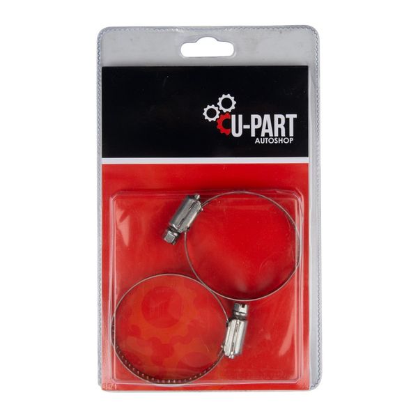 Bulk Pack x 12 U-Part Clamp Hose 32-57mm 2 Piece