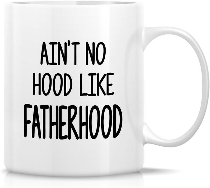 No hood like fatherhood-Father's day-Mother's day-Valentines-Christmas Mug
