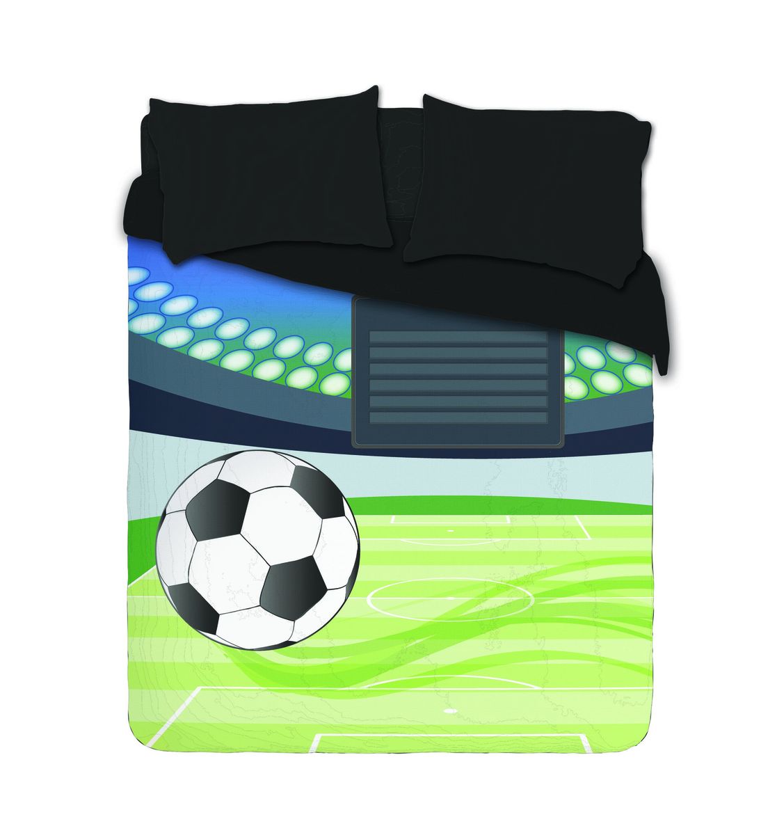 Imaginate Decor Animated Soccer Ball & Stadium Duvet Cover Set Buy