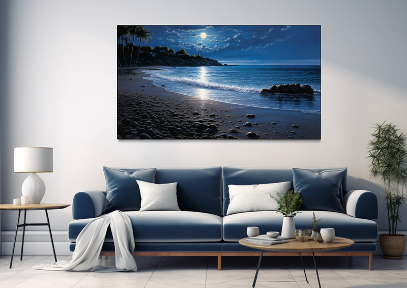 Moonlight Serenity Abstract - Bk0290 image