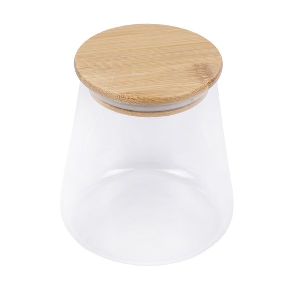 Eetrite Glass Canister With Bamboo Lid