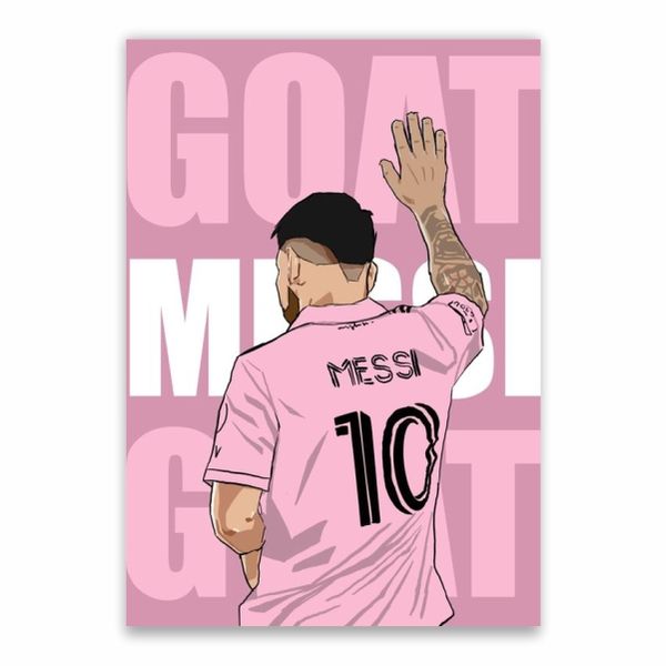 Messi Goat Inter Miami Poster - A1