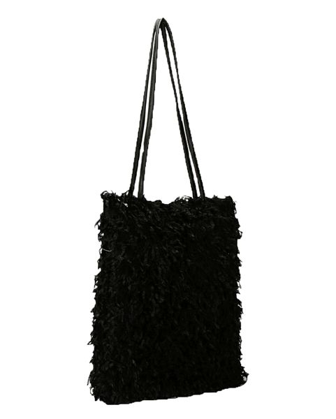 UB Creative Feather Handbag - Black