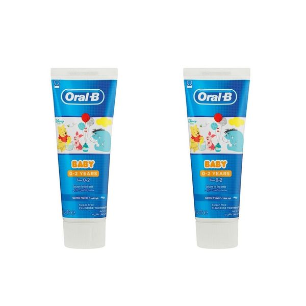 Oral-b - Baby Toothpaste Winnie The Pooh 0 - 2 Years - (2x 75ml)