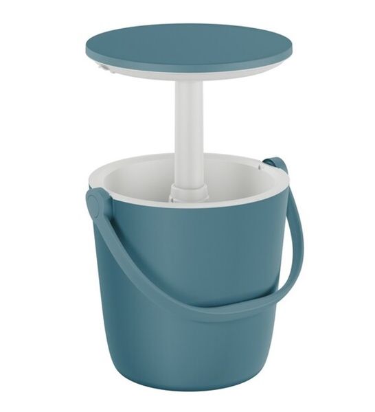 Ocean Blue Multi-Purpose Table &amp; Drinks Cooler Box