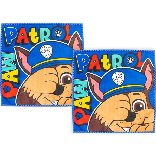 PAW PATROL Official Licensed Kids 100% Cotton Face Cloth - 2 Pack