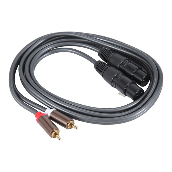 Dual Female Xlr to Cable,Heavy Duty 2 Male