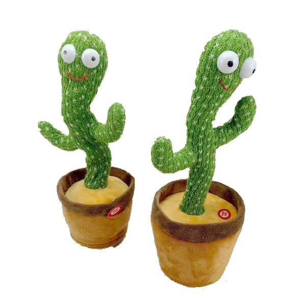 Rechargeable Dancing and Singing Cactus Plush Toy
