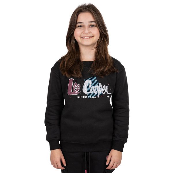 Girl's Sweatshirt: Yelena Black