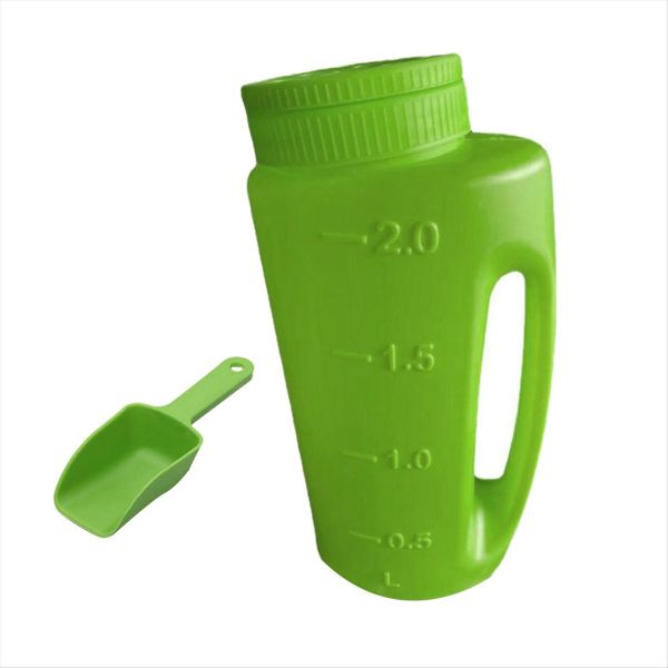 Lawn Seed Spreader, Handheld Shaker for Lawn Seeds, Ice Melt Salt, Calcium,