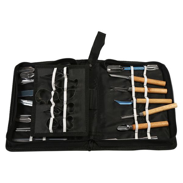 46piece Carving Tools Kit Vegetable Fruit Food Chisel Cutting Products