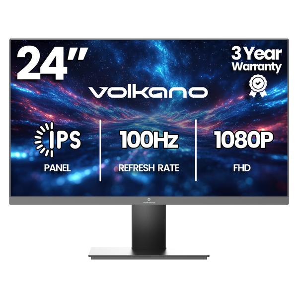 Volkano 24" Full HD IPS 100Hz Monitor with 3-Year Warranty