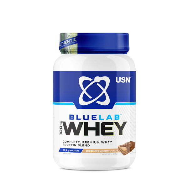 BlueLab 100% Whey Protein - Chocolate Wafer- 908 g