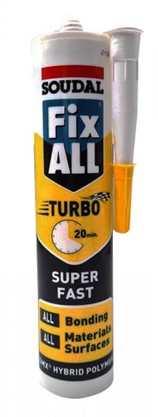 Soudal Fix All Turbo White - 290ml | Shop Today. Get It Tomorrow ...