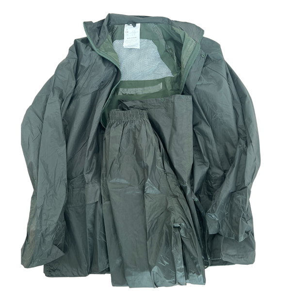 Green Rain Coat