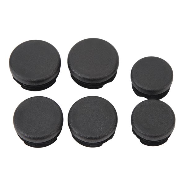 Motorcycle Frame Hole Plug 6Piece Black for CB125R CB150R